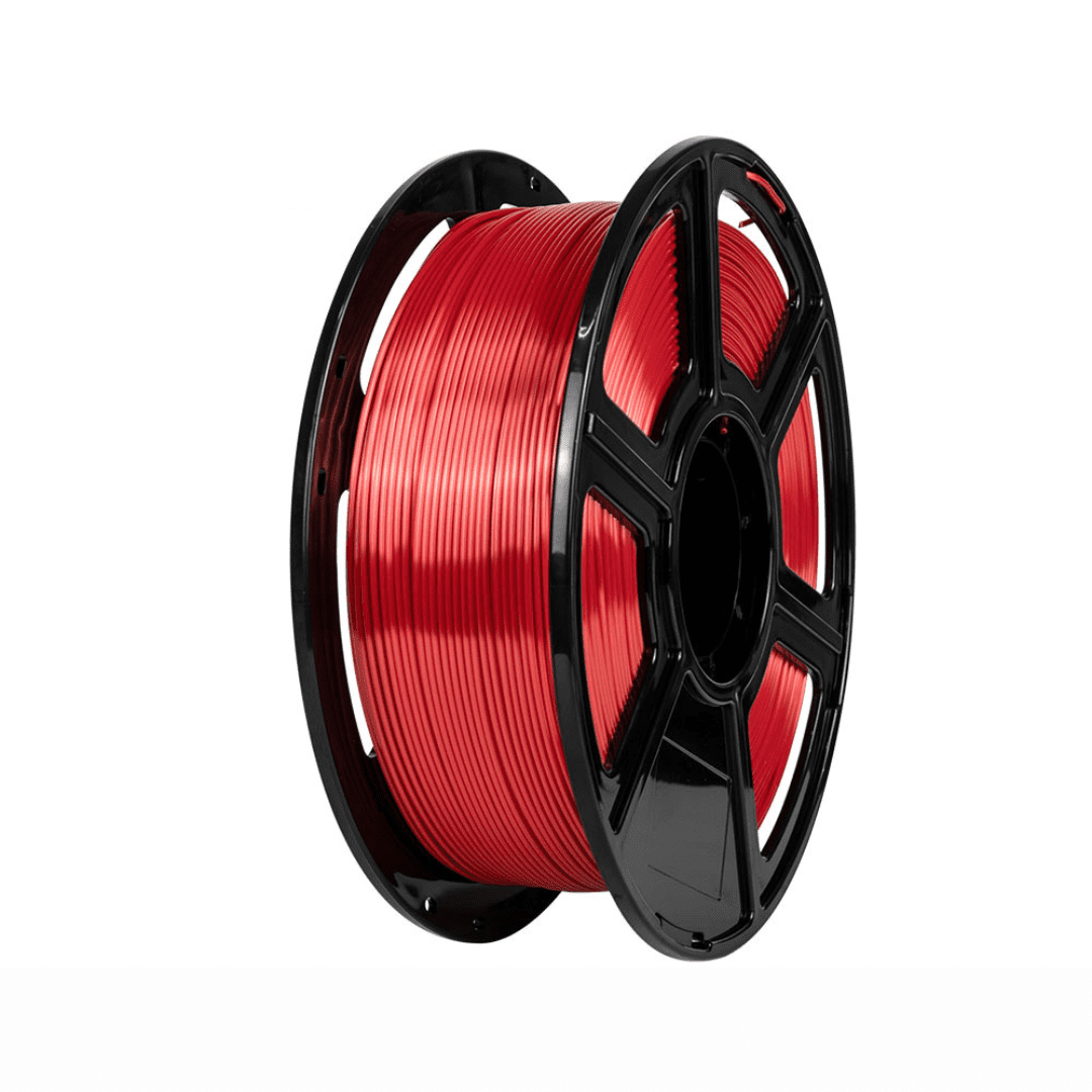 Silk PLA Red 1.75mm filament spool