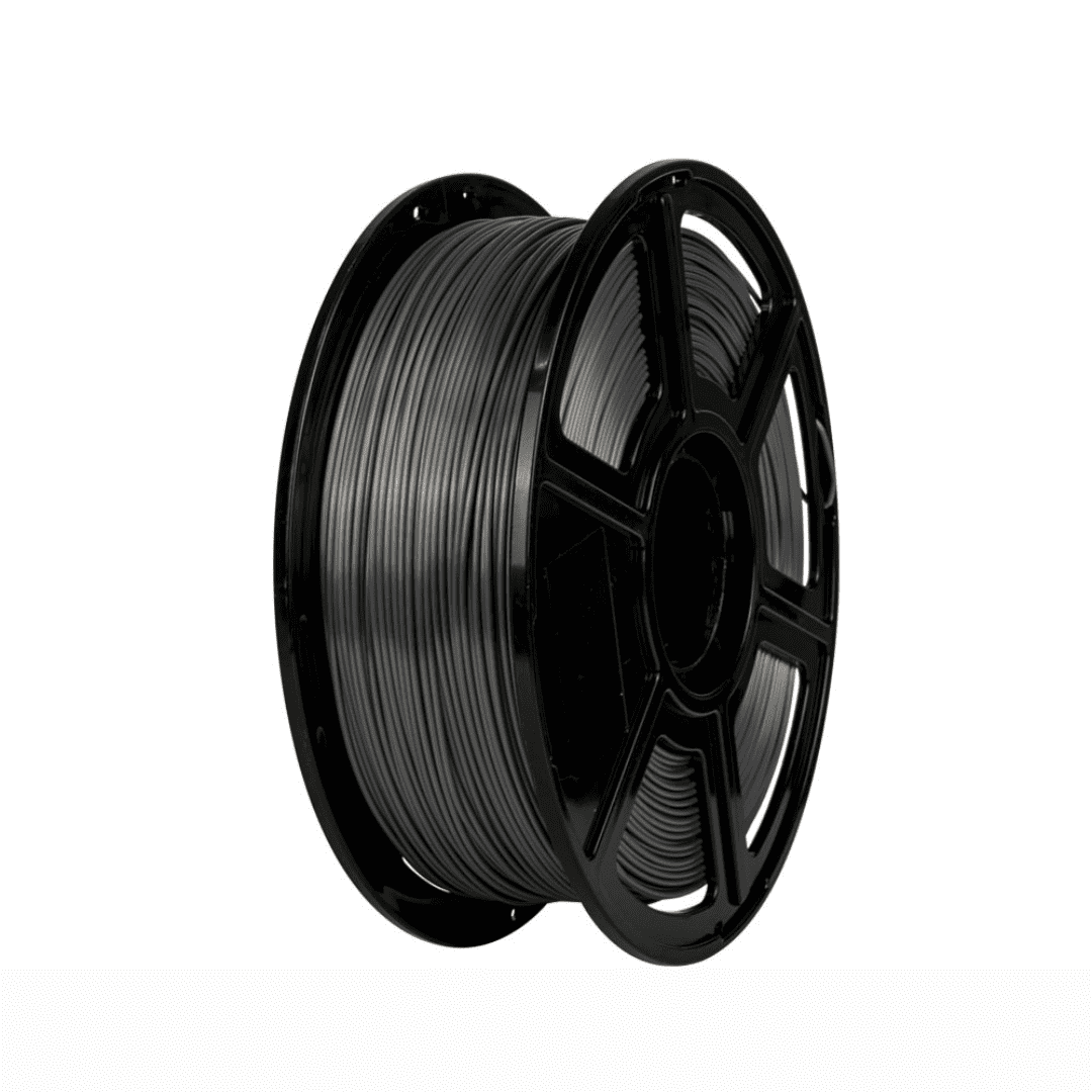 Silk PLA Metal Gray 1.75mm filament spool