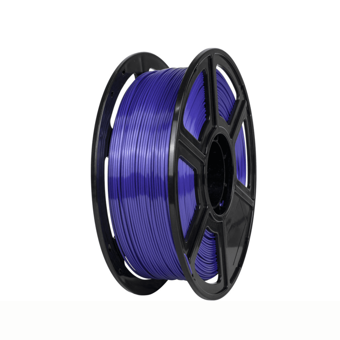 Silk PLA Blue 1.75mm filament spool