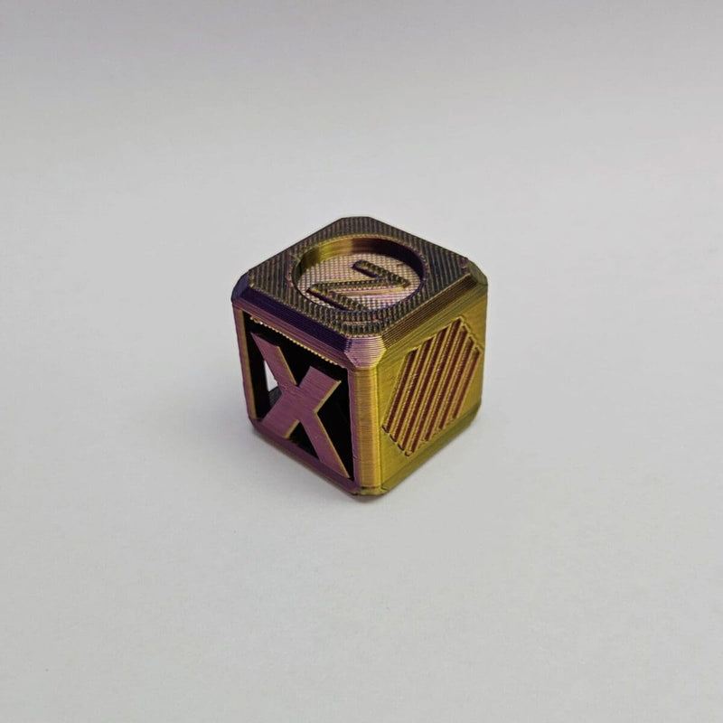 Silk Tri-color PLA Purple/Gold/Black – 1.75 mm