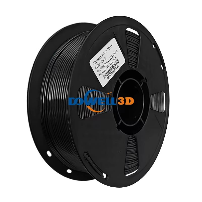 DOWELL3D PETG Black — 1 kg / 1.75 mm, manufacturer image supplied by owner