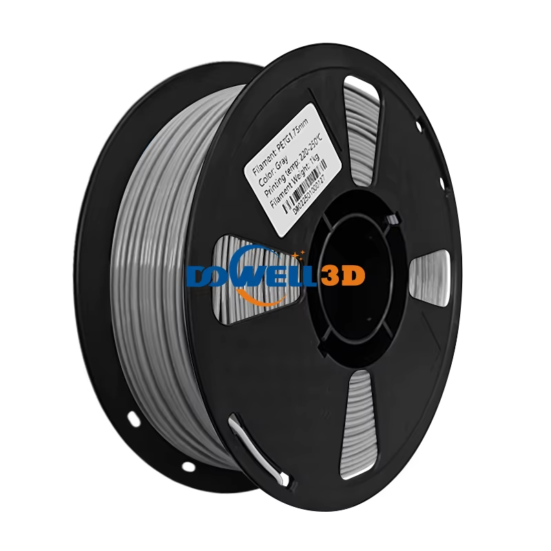 DOWELL3D PETG Gray — 1 kg / 1.75 mm, manufacturer image supplied by owner
