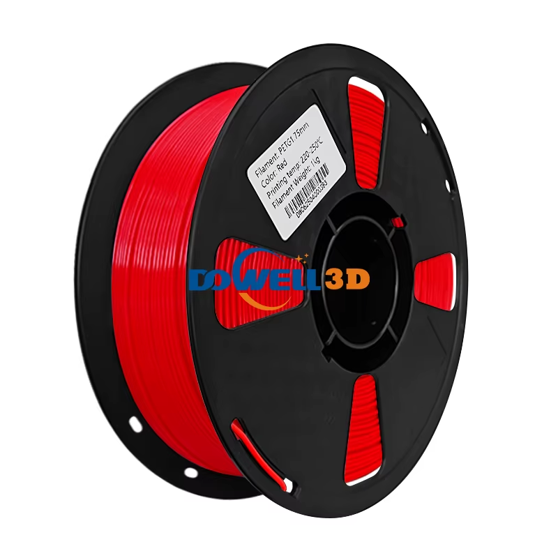 DOWELL3D PETG Red — 1 kg / 1.75 mm, manufacturer image supplied by owner