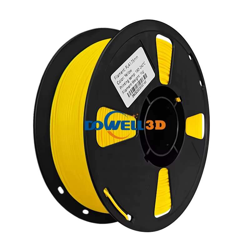 DOWELL3D PLA Yellow — manufacturer image supplied by store owner, 1 kg / 1.75 mm